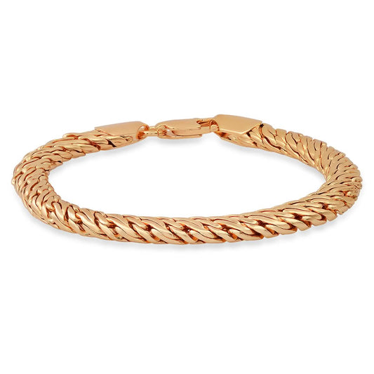 Ladies 18k Gold Plated Brass Wheat Bracelet - Cartsfy Inc.