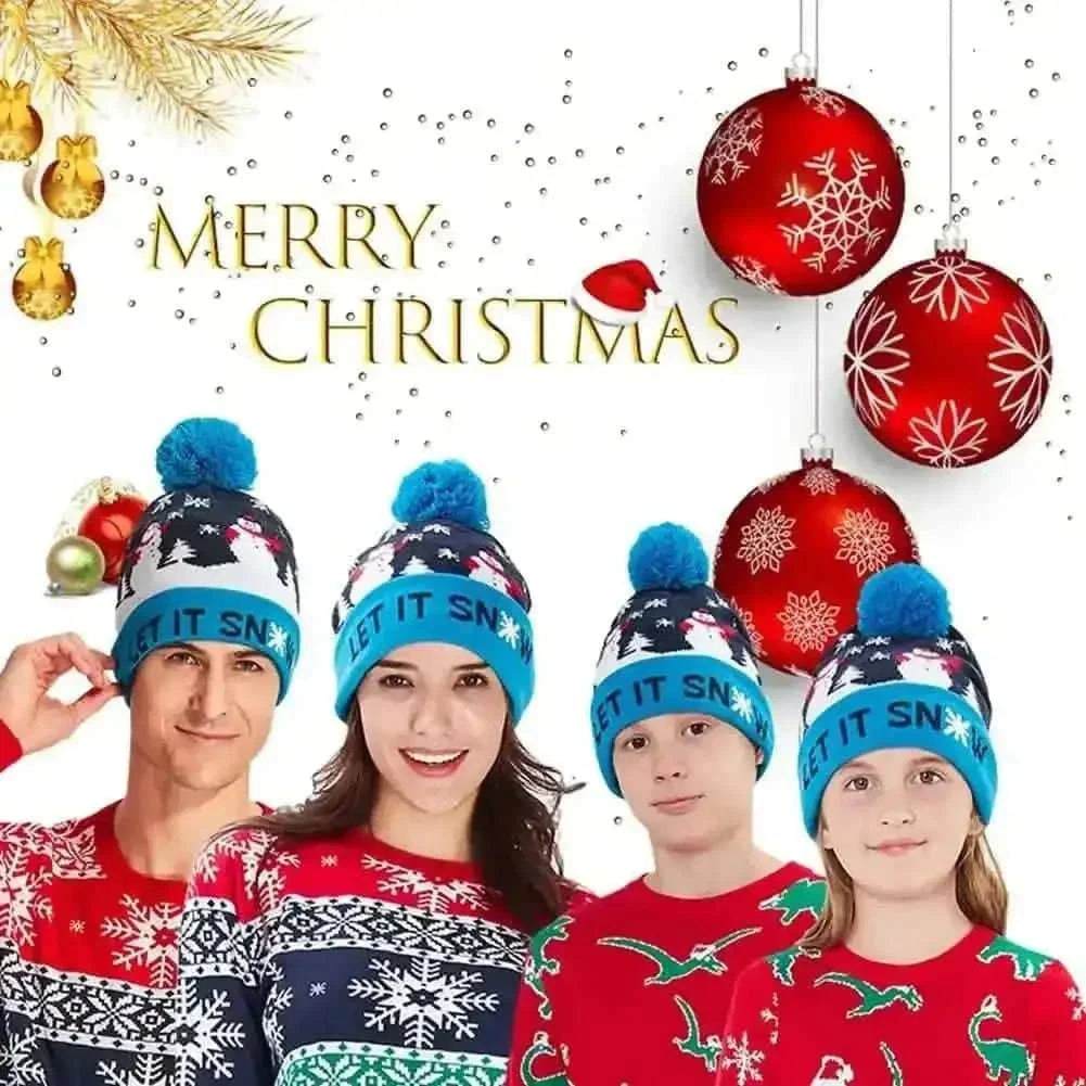 LED Christmas Knitted Hat Cartsfy Inc.