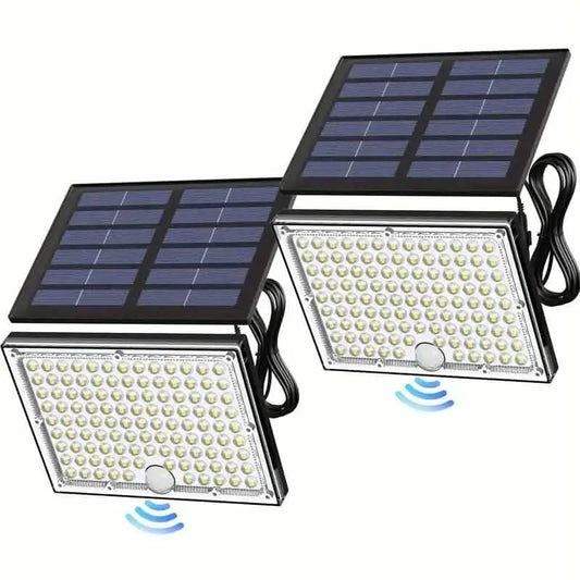 LED Floodlights Solar Motion 113 Sensor - Bright Security Lighting for Your Home DailySale 1-Piece 2-Piece 1-Piece-2-Piece-