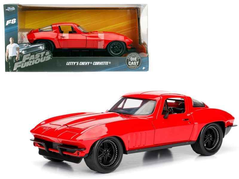 Letty's Chevrolet Corvette Fast & Furious F8 "The Fate of the Furious" Movie 1/24 Diecast Model Car by Jada Miniature Motors Default Title Default Title-