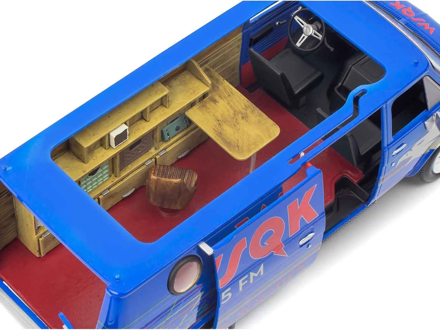 Level 3 Model Kit 1977 GMC "WSQK Squawk" Van "Stranger Things" (2016-2025) TV Series 1/25 Scale Model by Revell Miniature Motors Default Title Default Title-