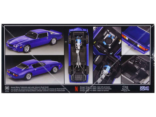 Level 4 Model Kit Billy Hargrove's 1979 Chevrolet Camaro Z/28 "Stranger Things" (2016-Current) TV Series 1/24 Scale Model by Revell Cartsfy Inc.