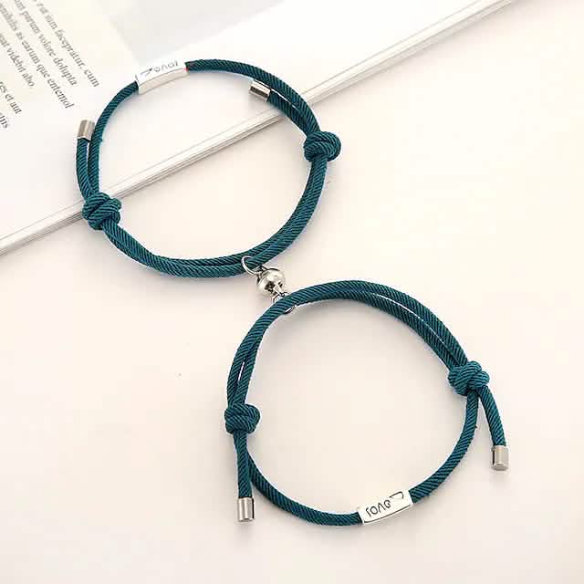 Magnetic Adjustable Simple Rope Couple Bracelet - Cartsfy Inc.