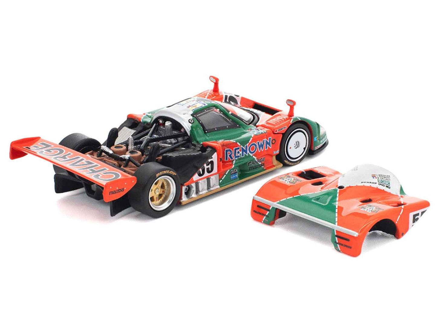 Mazda 787B #55 Johnny Herbert - Volker Weidler - Bertrand Gachot "Mazdaspeed" Winner "24 Hours of Le Mans" (1991) 1/64 Diecast Model Car by Pop Race Cartsfy Inc.
