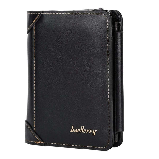 Men's Trifold Clutch Leather Wallet ID Card Holder Cartsfy Inc.