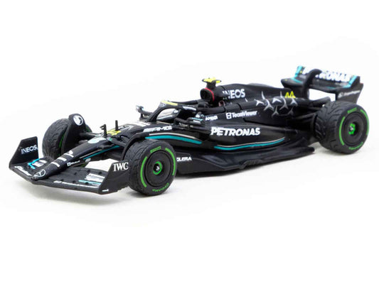 Mercedes-AMG F1 W14 E Performance #44 Lewis Hamilton Formula One F1 "Monaco GP" (2023) "Global64" Series 1/64 Diecast Model by Tarmac Works Cartsfy Inc.