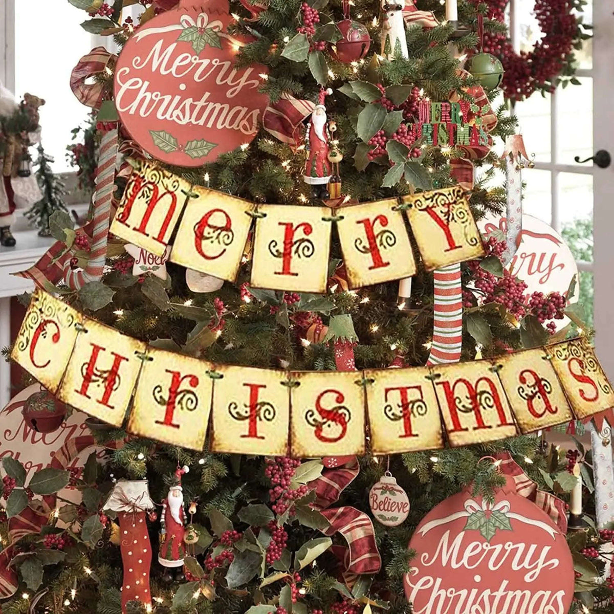 Merry Christmas Banner Home Decor Cartsfy Inc.