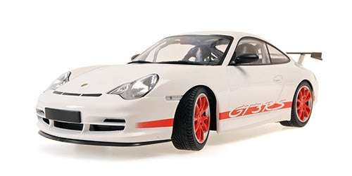 Minichamps 2002 Porsche 911 996 GT3 RS White w/ Red Deco 1:18 Cartsfy Inc.