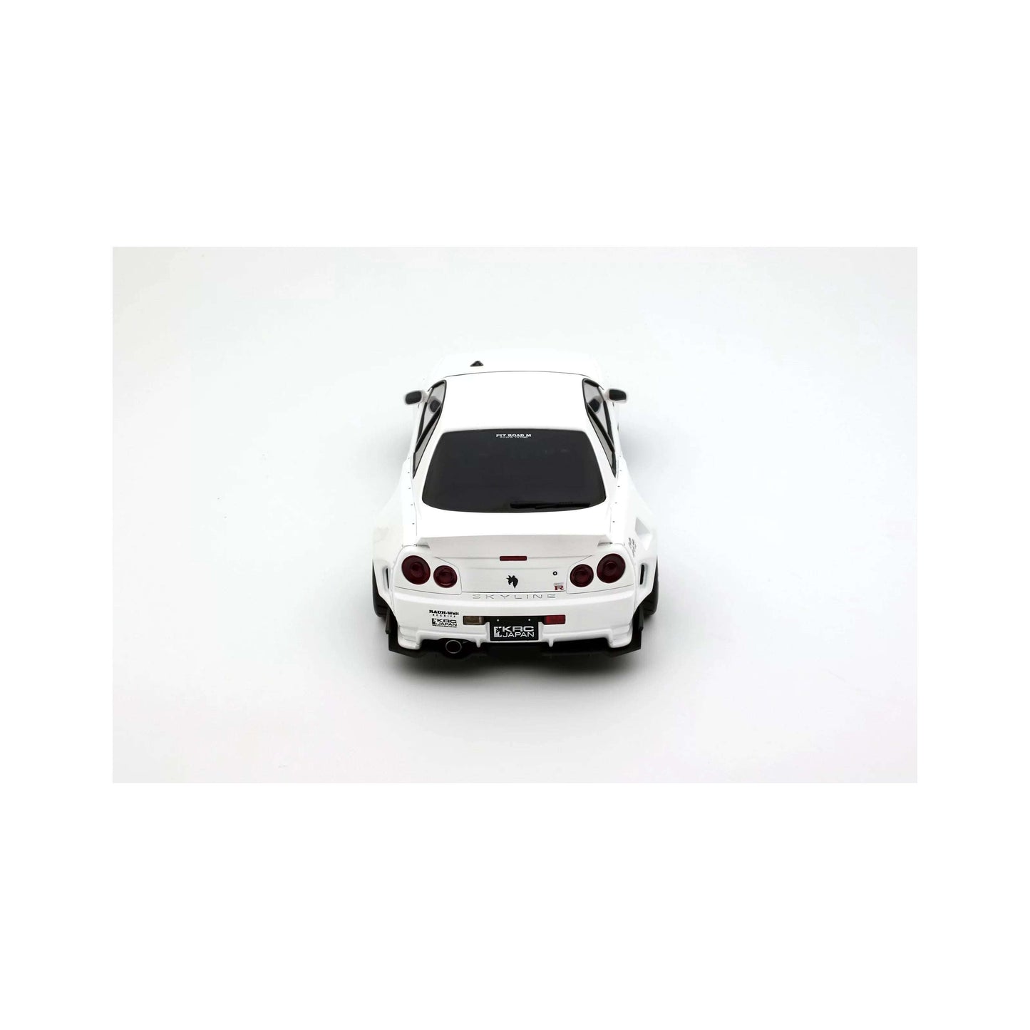 Otto 2019 Nissan Skyline GT-R R34 KRC Body Kit Pearl White QX1 1:18 STM Diecast Default Title Default Title-