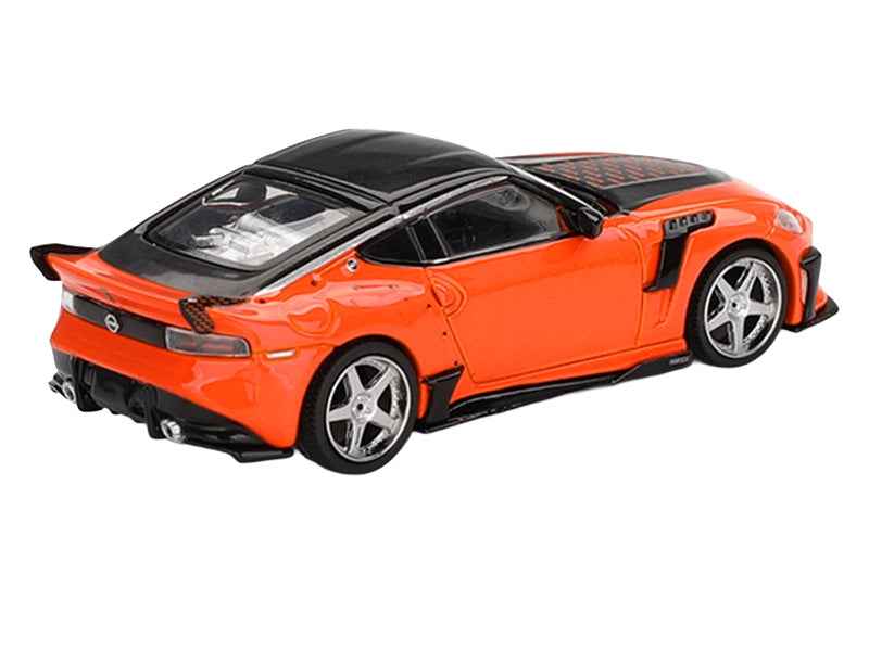 Nissan Z VeilSide FFZ400 Orange with Black Top Limited Edition 1/64 Diecast Model Car by Mini GT Miniature Motors Default Title Default Title-