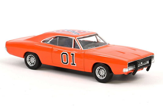 Norev 1969 Dodge Charger #01 General Lee Jet-Car Orange 1:43 Cartsfy Inc.