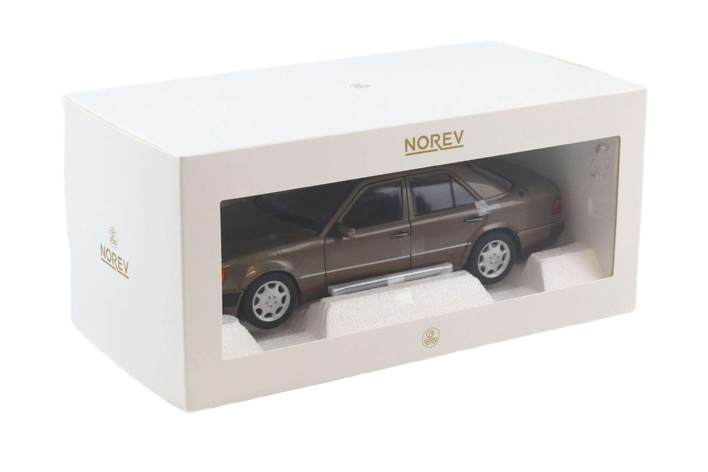 Norev 1990 Mercedes-Benz E Class 500E (W124) Impala Brown Metallic 1:18 STM Diecast Default Title Default Title-
