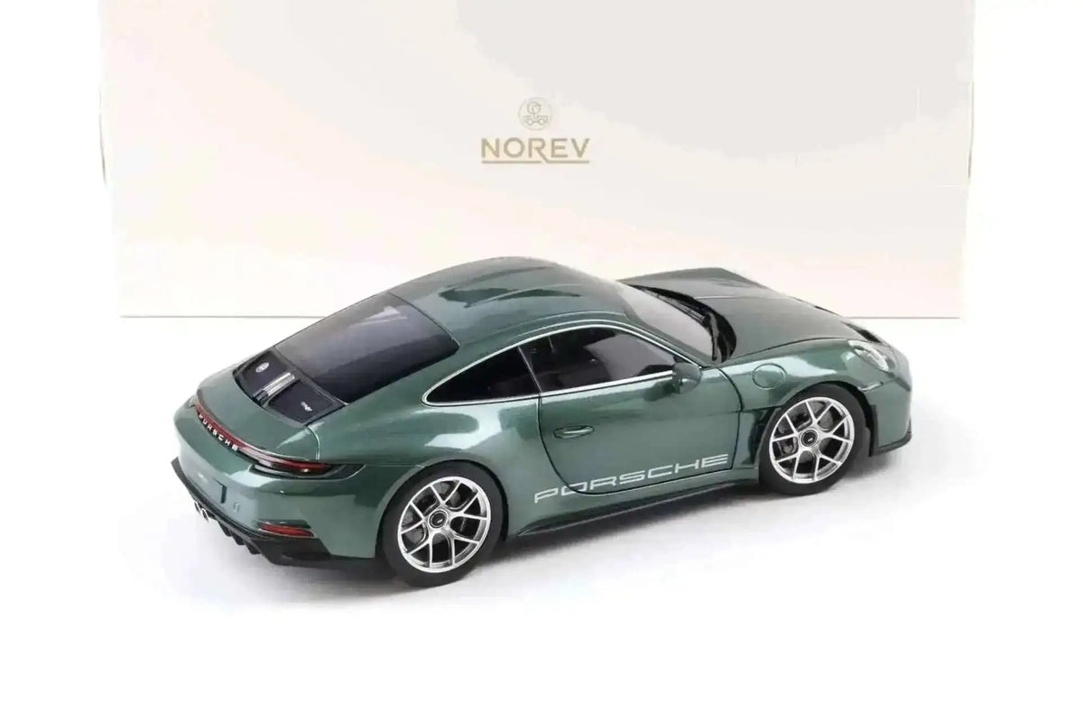 Norev 2023 Porsche 911 992 S/T Malachite Green Metallic 1:18 Cartsfy Inc.