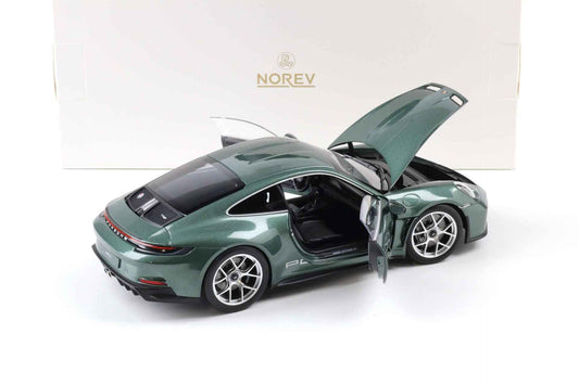 Norev 2023 Porsche 911 992 S/T Malachite Green Metallic 1:18 Cartsfy Inc.