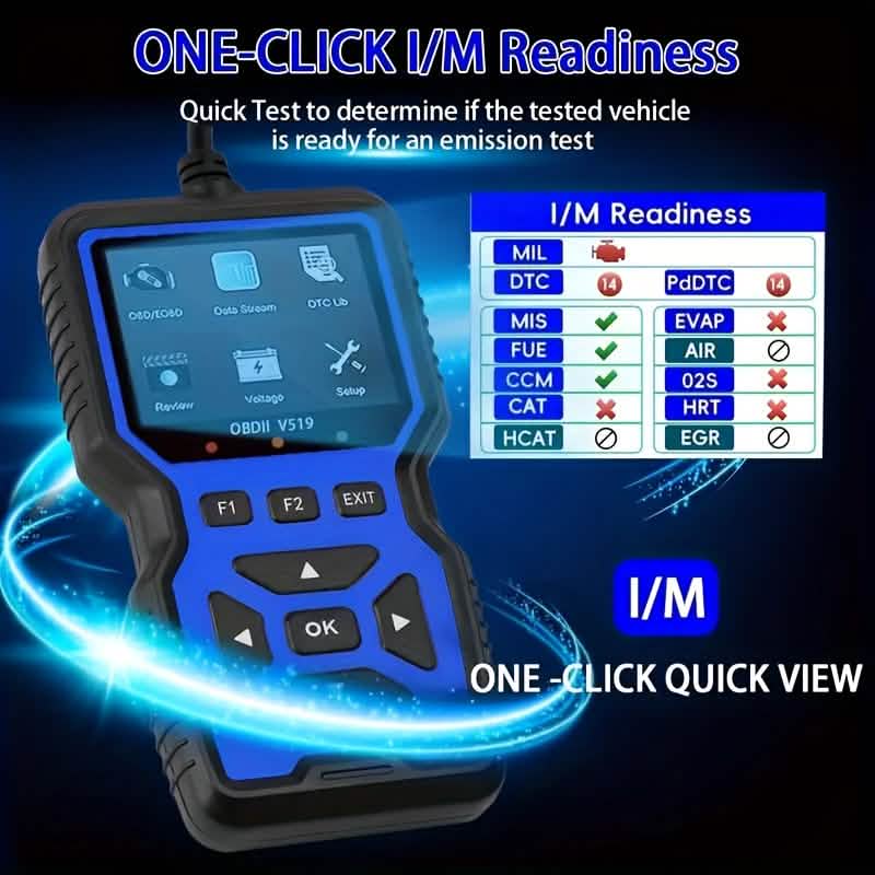 OBD2 Engine Diagnostic Tool – Universal Code Reader (Blue) DailySale Default Title Default Title-