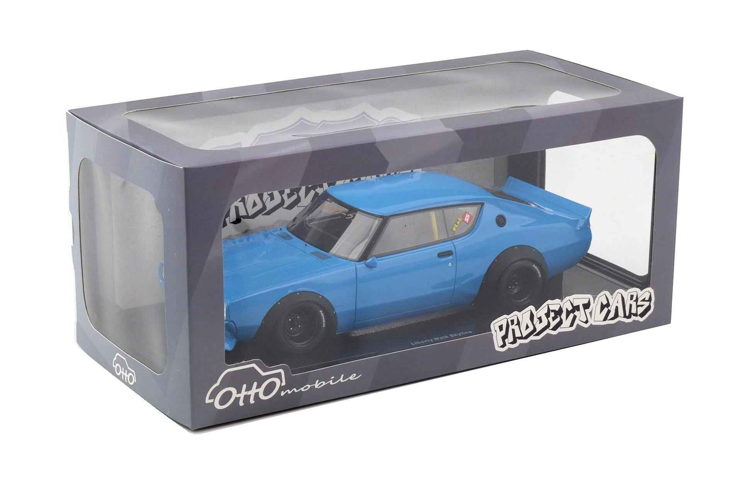 Otto 1971 Nissan Skyline 2000 GT-R (KPGC10) 2024 LB-Works Blue 1:18 Cartsfy Inc.