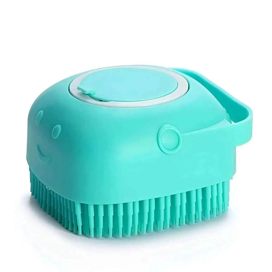 Pet Bath Brush Dog Scrubber DailySale Pink Blue Yellow Pink-Blue-Yellow-