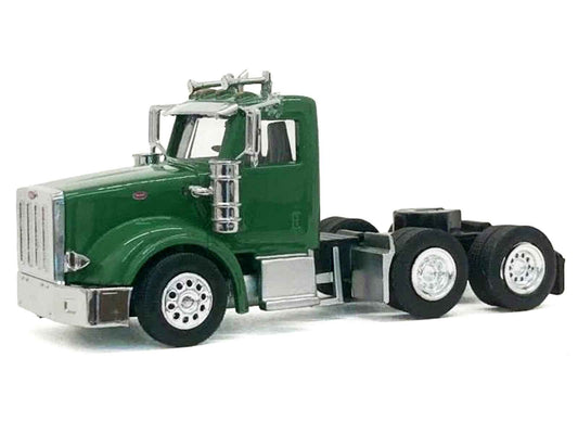Peterbilt 367 Day Cab Green 1/87 (HO) Scale Plastic Model Car by HO Logistics Cartsfy Inc.