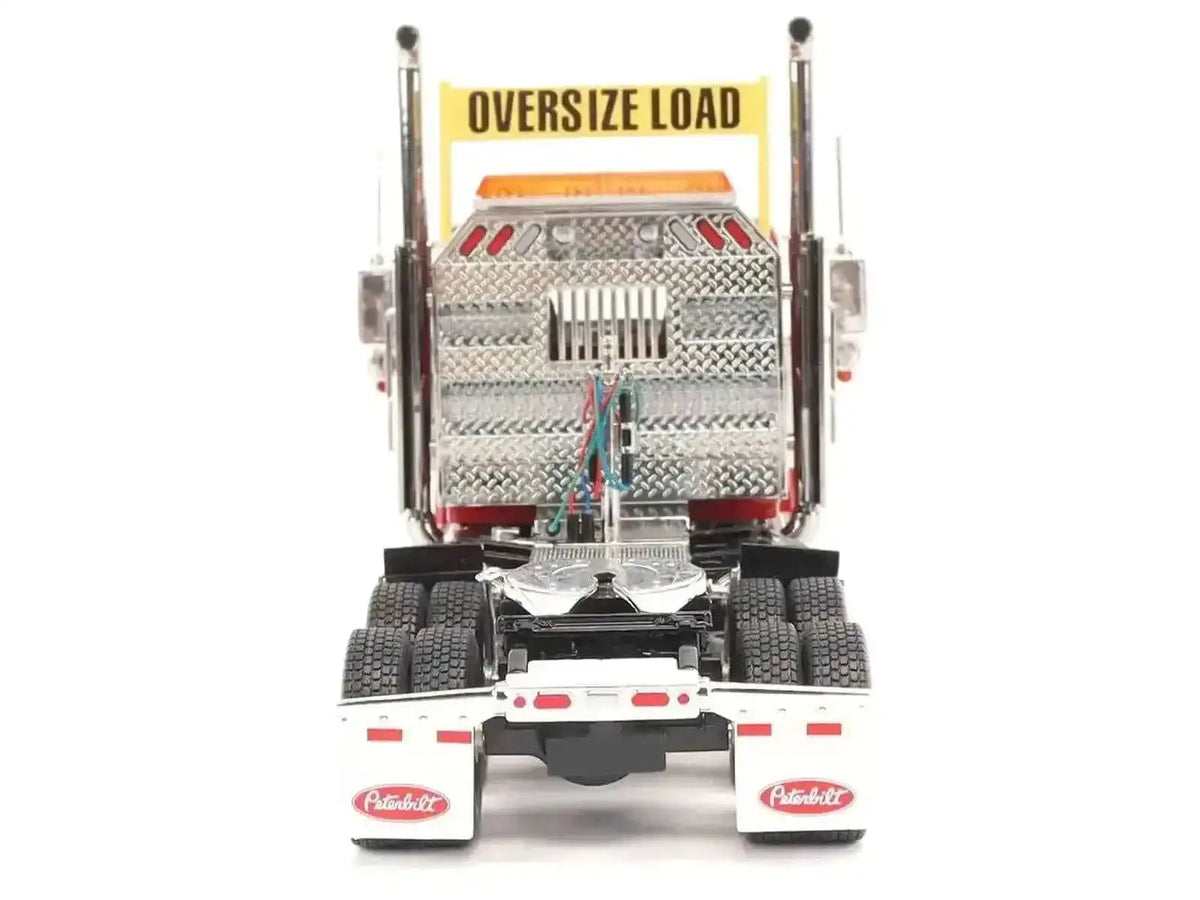 Peterbilt 589 Tandem-Axle Truck Tractor with Day Cab Legendary Red "Transport Series" 1/32 Diecast Model by Diecast Masters Cartsfy Inc.