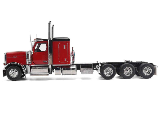 Peterbilt 589 Tridem-Axle Legendary Package Truck Tractor with 58" Sleeper Legendary Red "Transport Series" 1/32 Diecast Model by Diecast Masters Cartsfy Inc.