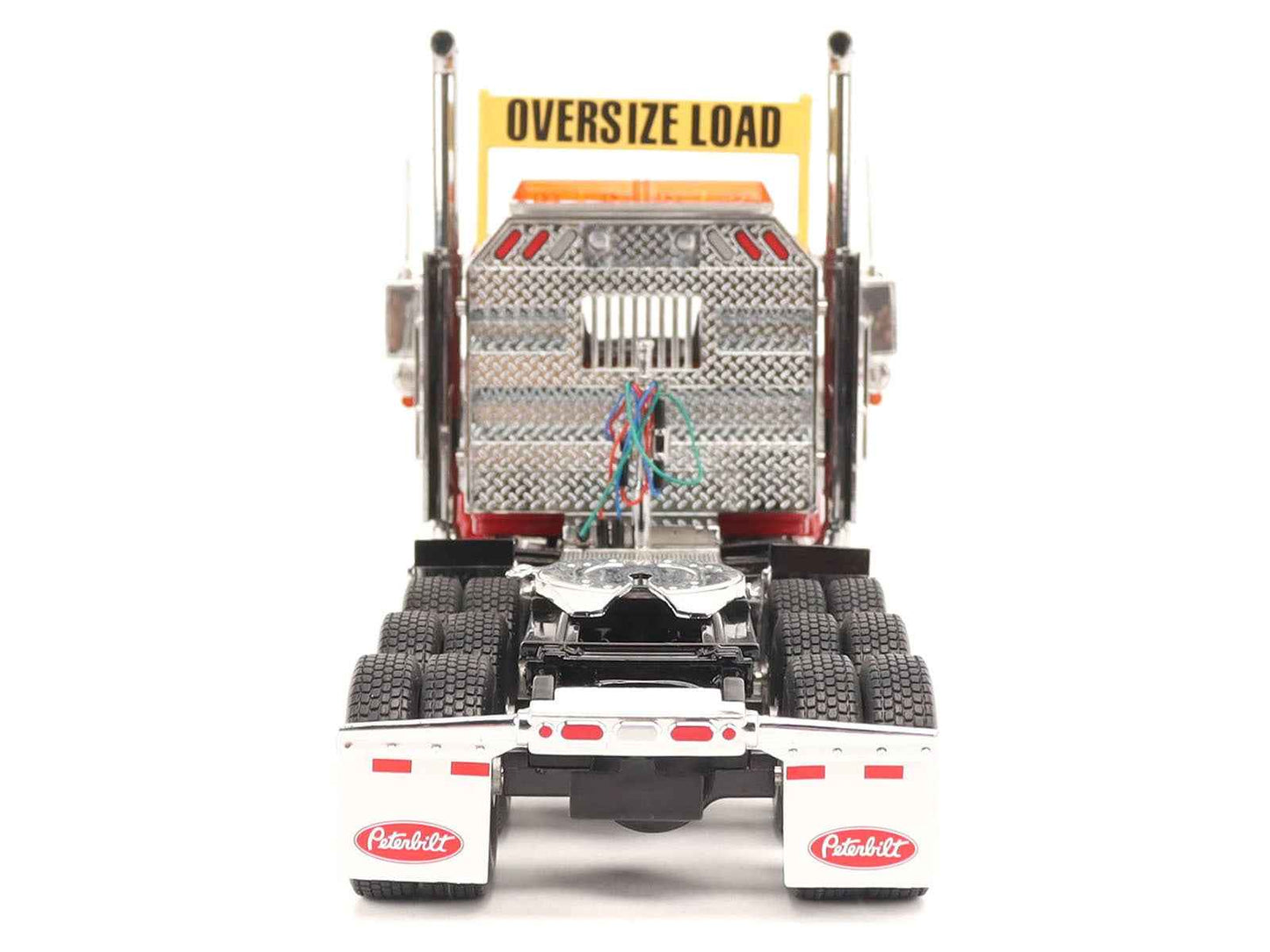 Peterbilt 589 Tridem-Axle Truck Tractor with Day Cab Legendary Red "Transport Series" 1/32 Diecast Model by Diecast Masters Cartsfy Inc.