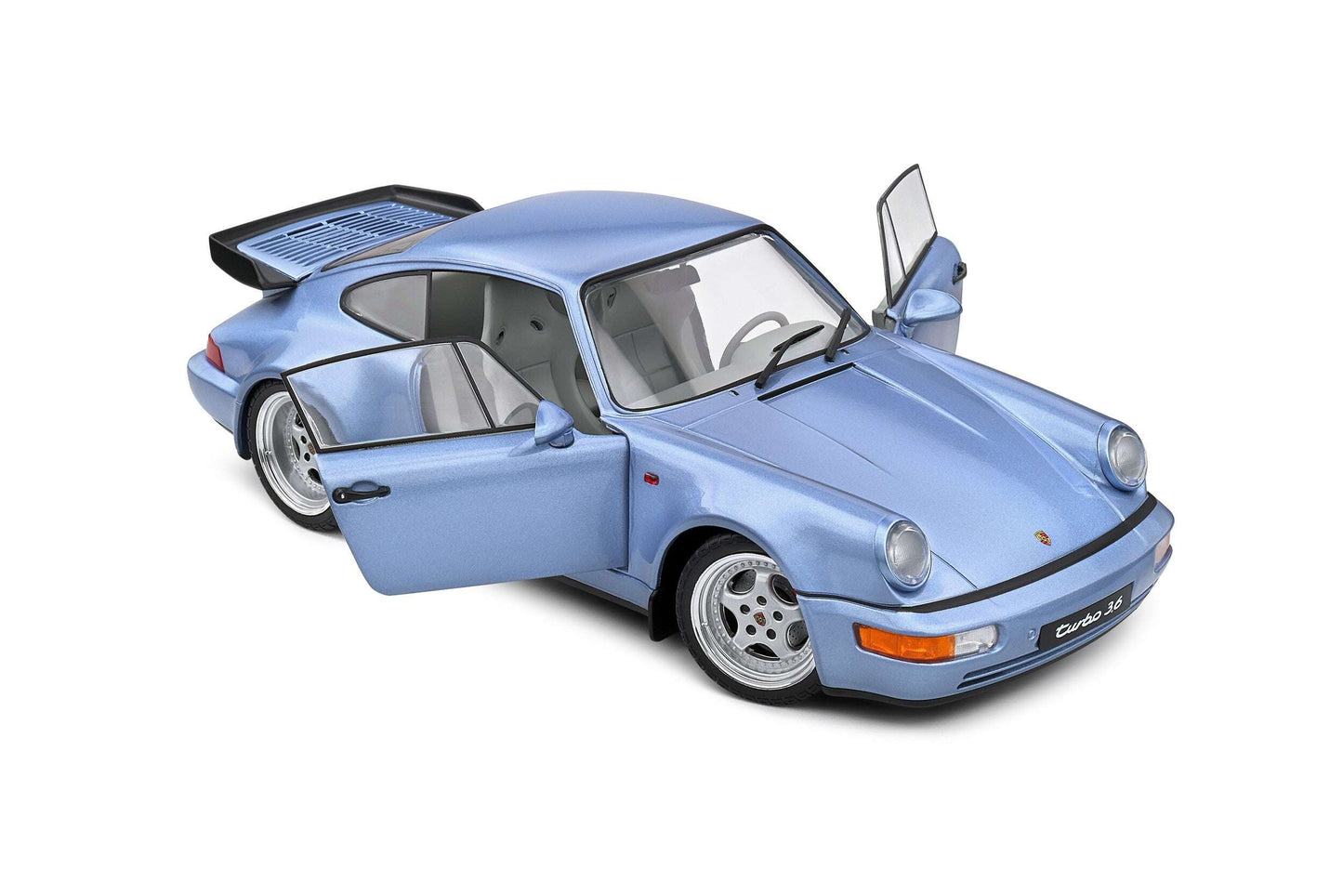 Solido 1990 Porsche 911 (964) Turbo Horizon Blue Metallic 1:18 STM Diecast Default Title Default Title-