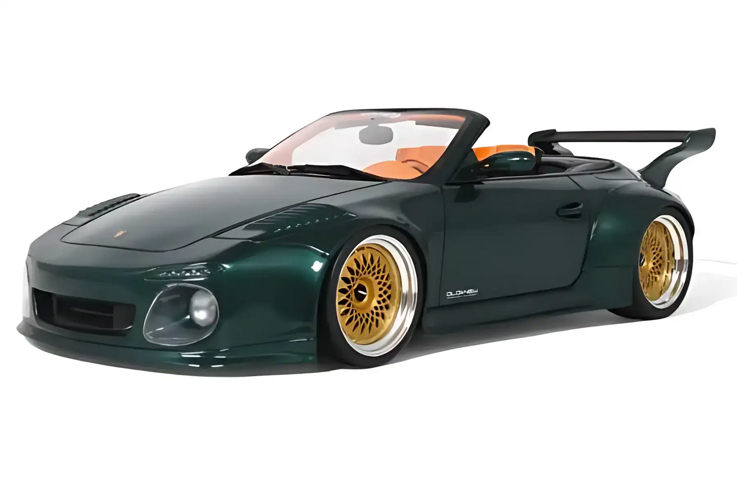GT Spirit 2024 Porsche 911 997.2 Carbriolet Old & New Tokyo Auto Salon Dark Green STM Diecast Default Title Default Title-
