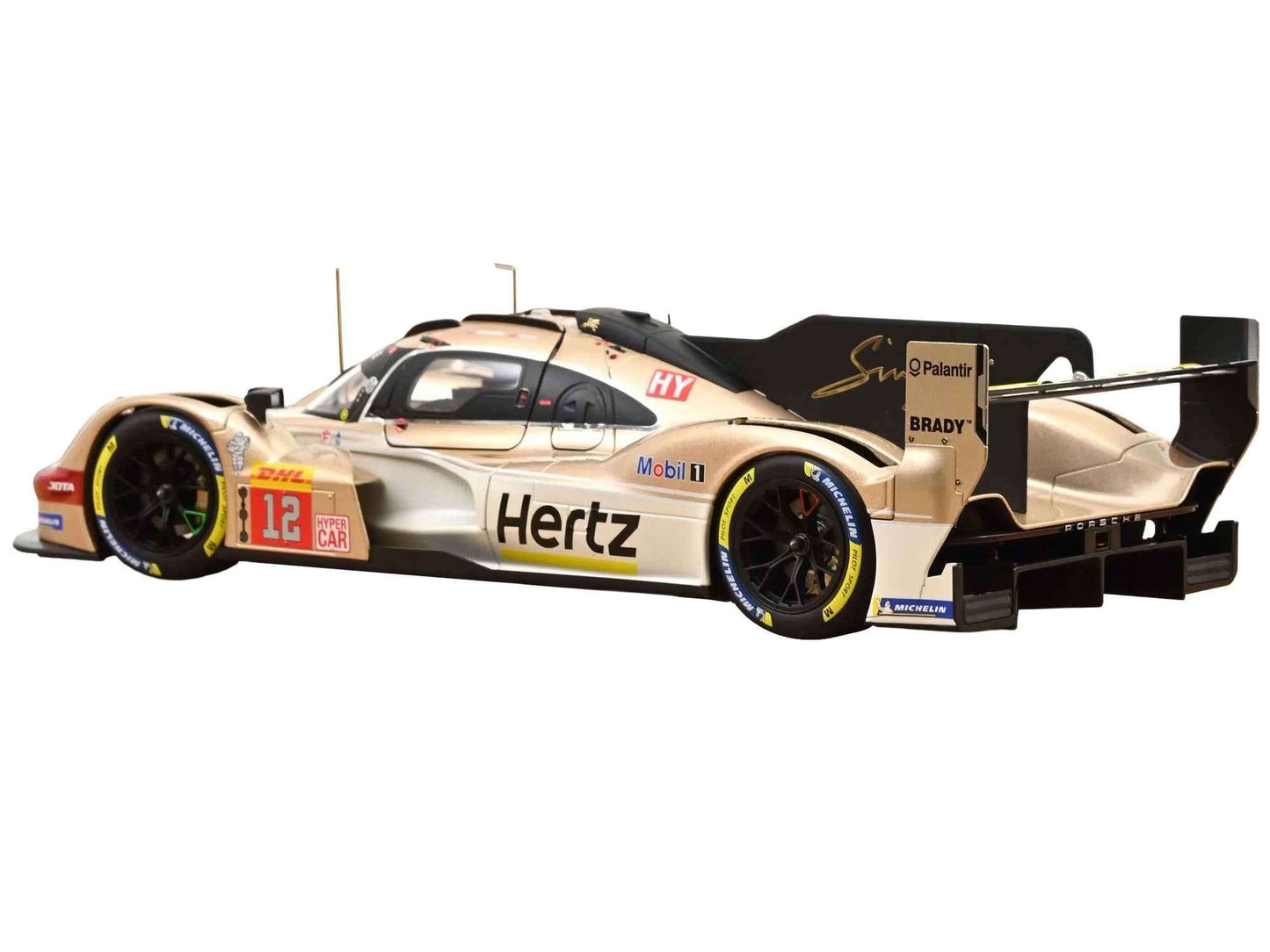 Porsche 963 #12 Callum Ilott - Will Stevens "Hertz Team Jota" Winner "6 Hours of Spa-Francorchamps" (2024) 1/18 Diecast Model Car by Norev Miniature Motors Default Title Default Title-