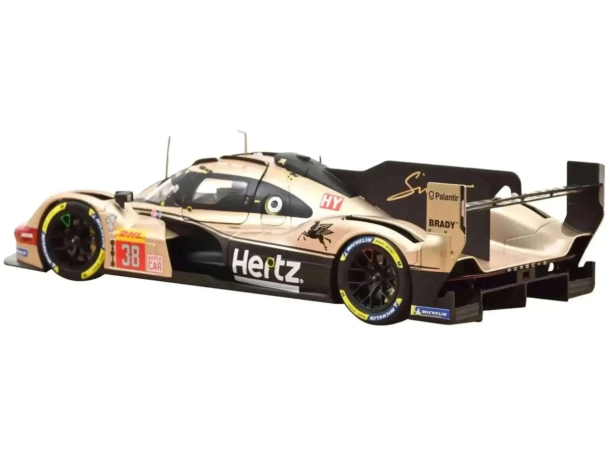 Porsche 963 #38 Jenson Button - Phil Hanson - Oliver Rasmussen "Hertz Team Jota" "Lone Star Le Mans" (2024) 1/18 Diecast Model Car by Norev Cartsfy Inc.