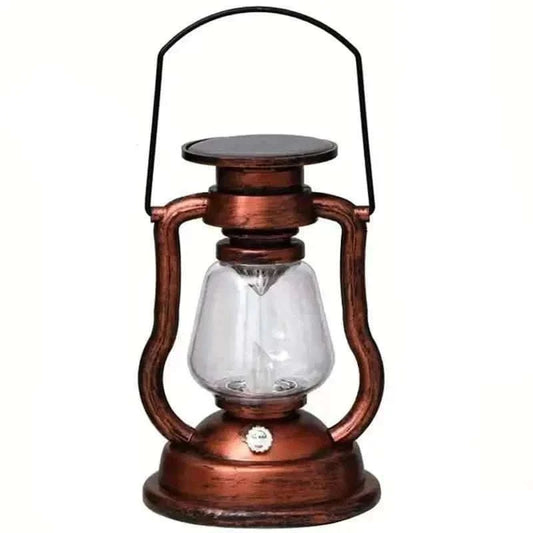 Retro Kerosene Lamp LED Horse Lantern Outdoor Waterproof Portable Rechargeable Solar Powered Flame Light Cartsfy Inc.