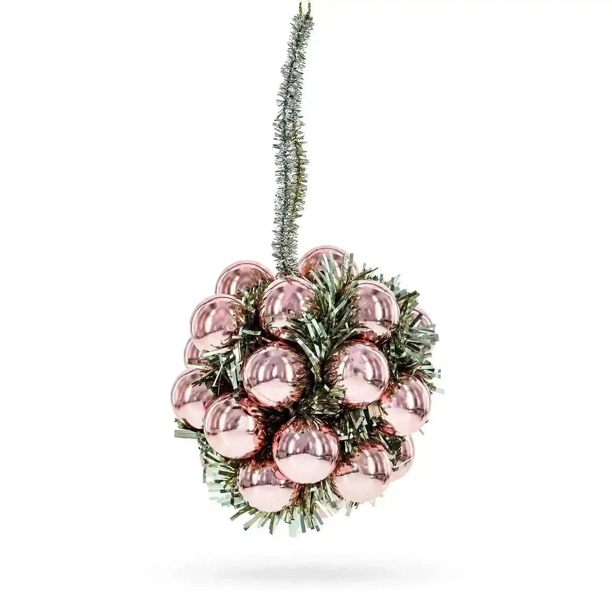 Rose Gold Cluster Ball Glass Christmas Ornament Cartsfy Inc.