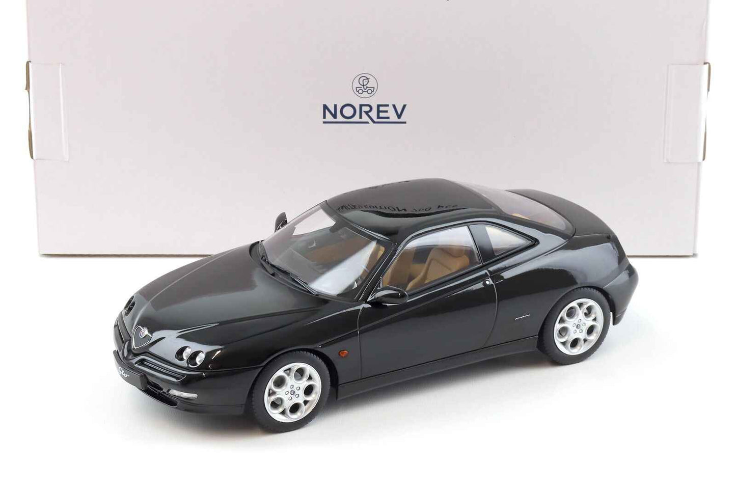 Norev 1999 Alfa Romeo GTV Coupe 2.0 16v Black 1:18 STM Diecast Default Title Default Title-