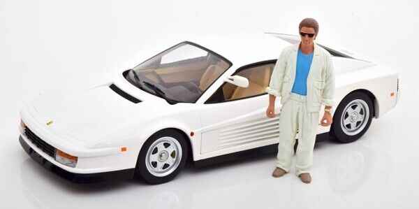 KK Scale Ferrari Testarossa White Monospecchio 1984 US-Version 1:18 STM Diecast Default Title Default Title-