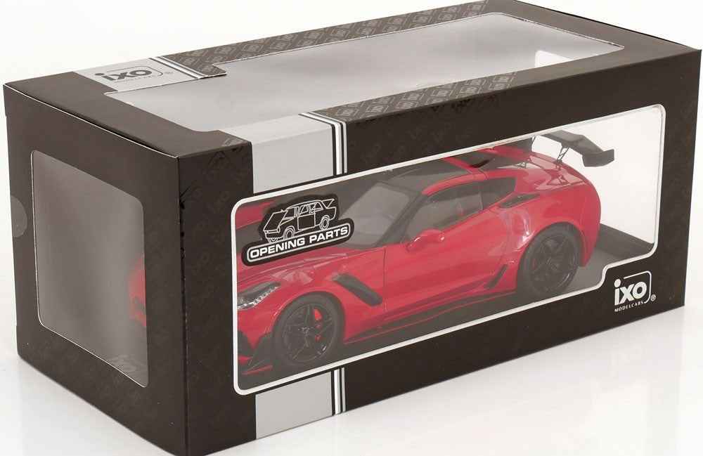 Ixo 2019 Chevy Corvette ZR1 Red 1:18 STM Diecast Default Title Default Title-