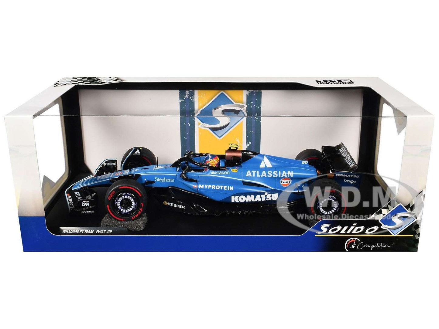 Solido Williams F1 Team FW47 Blue C. Sainz #55 Australia GP 2025 1:18 STM Diecast Default Title Default Title-