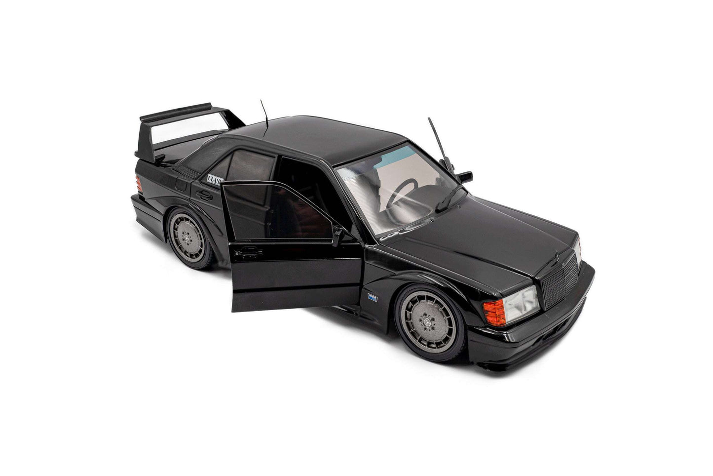 Solido 1990 Mercedes-Benz 190E (W201) EVO II Solido Works Black 1:18 STM Diecast Default Title Default Title-