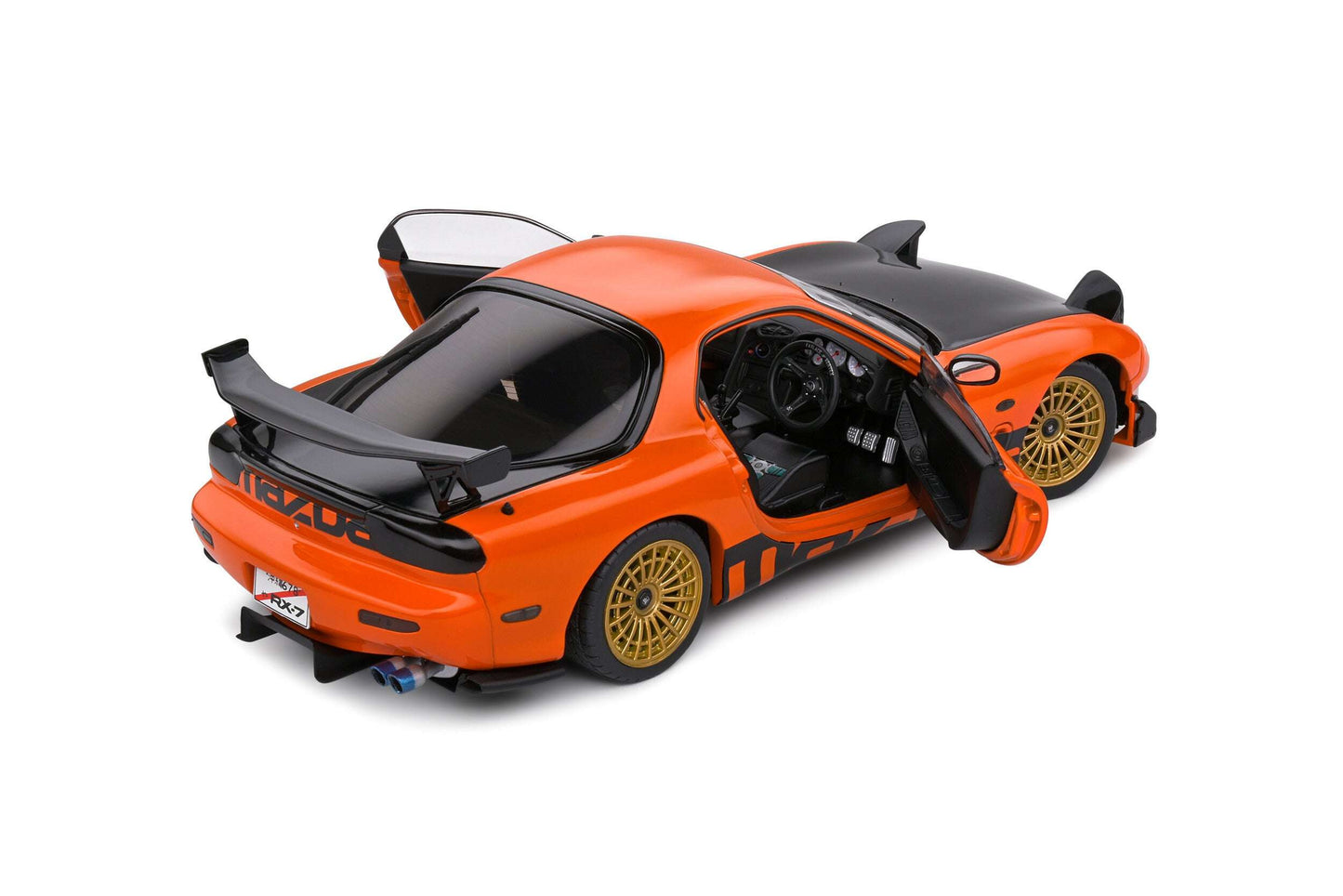 Solido 1999 Mazda RX7 FD3RS Solido Works Orange 1:18 STM Diecast Default Title Default Title-
