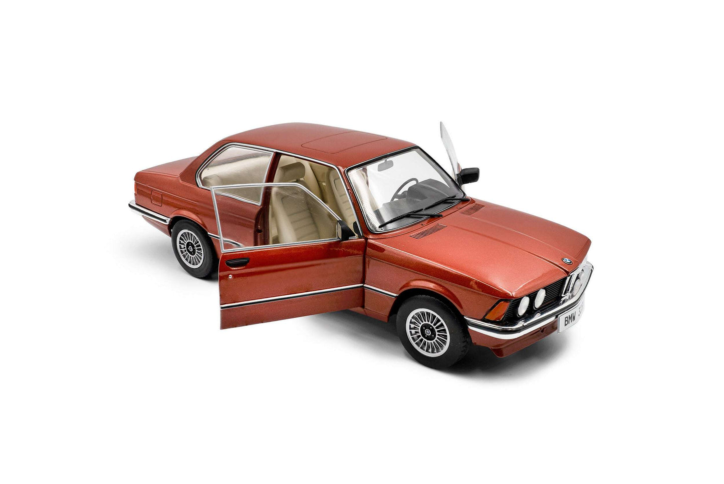 Solido 1980 BMW 323i (E21) Chestnut Red 1:18 STM Diecast Default Title Default Title-