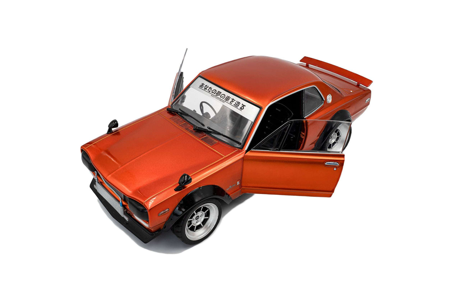 Solido 1970 Nissan Skyline (C10) Hakosuka Orange 1:18 STM Diecast Default Title Default Title-