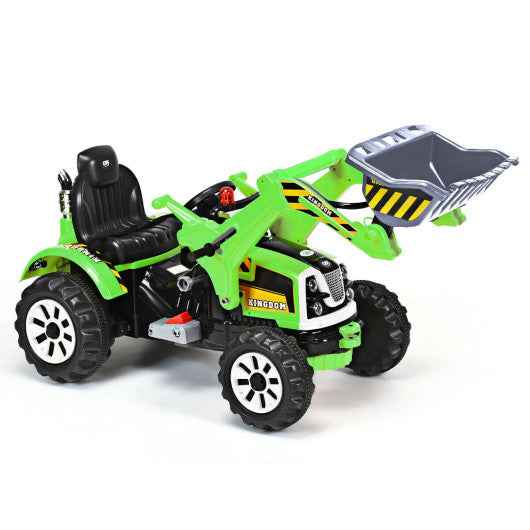 12 V Battery Powered Kids Ride on Dumper Truck-Green VYSN Default Title Default Title-