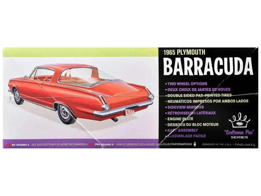 Skill 2 Model Kit 1965 Plymouth Barracuda "Craftsman Plus" Series 1/25 Scale Model by AMT Cartsfy Inc.