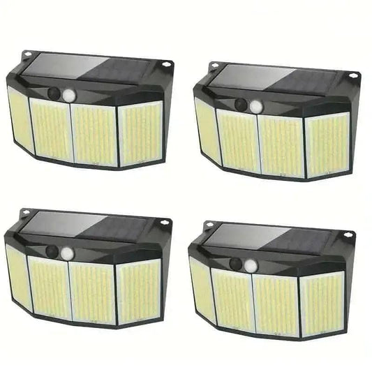 Solar Lights Outdoor 576 LED with Lights Reflector and 3 Lighting Modes DailySale 1-Piece 4-Piece 1-Piece-4-Piece-