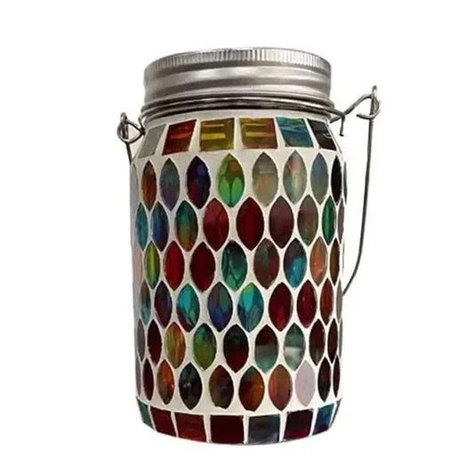 Solar Mosaic LED Waterproof Outdoor Hanging Lanterns Cartsfy Inc.