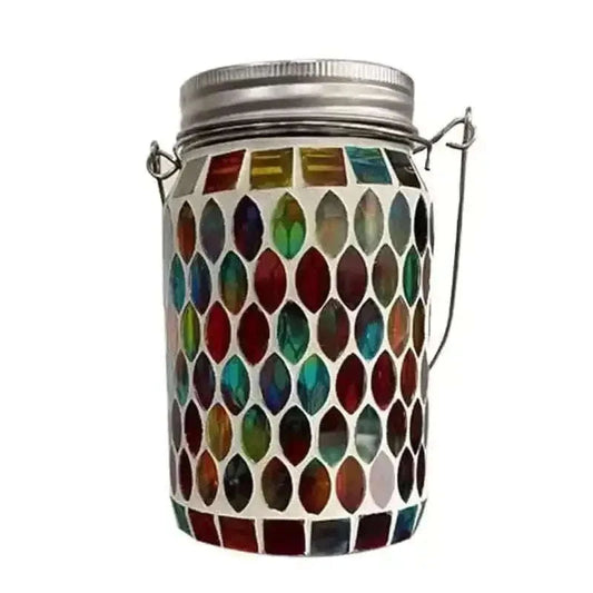 Solar Mosaic LED Waterproof Outdoor Hanging Lanterns Cartsfy Inc.