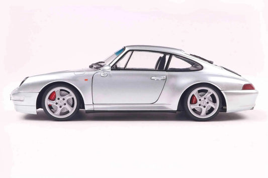 Solido 1996 Porsche 911 (993) Carrera 4S Coupe Polar Silver 1:18 STM Diecast Default Title Default Title-
