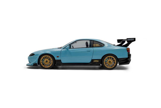 Solido 1999 Nissan Silvia (S15) Coupe Spec-R Aero Solido Works Blue 1:18 Cartsfy Inc.