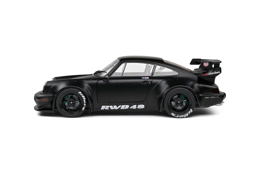 Solido 2016 Porsche 911 (964) RWB Bodykit Darth Vader Black 1:18 Cartsfy Inc.