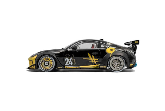 Solido 2024 Toyota GR86 LBWK Body Kit Black & Gold 1:18 STM Diecast Default Title Default Title-