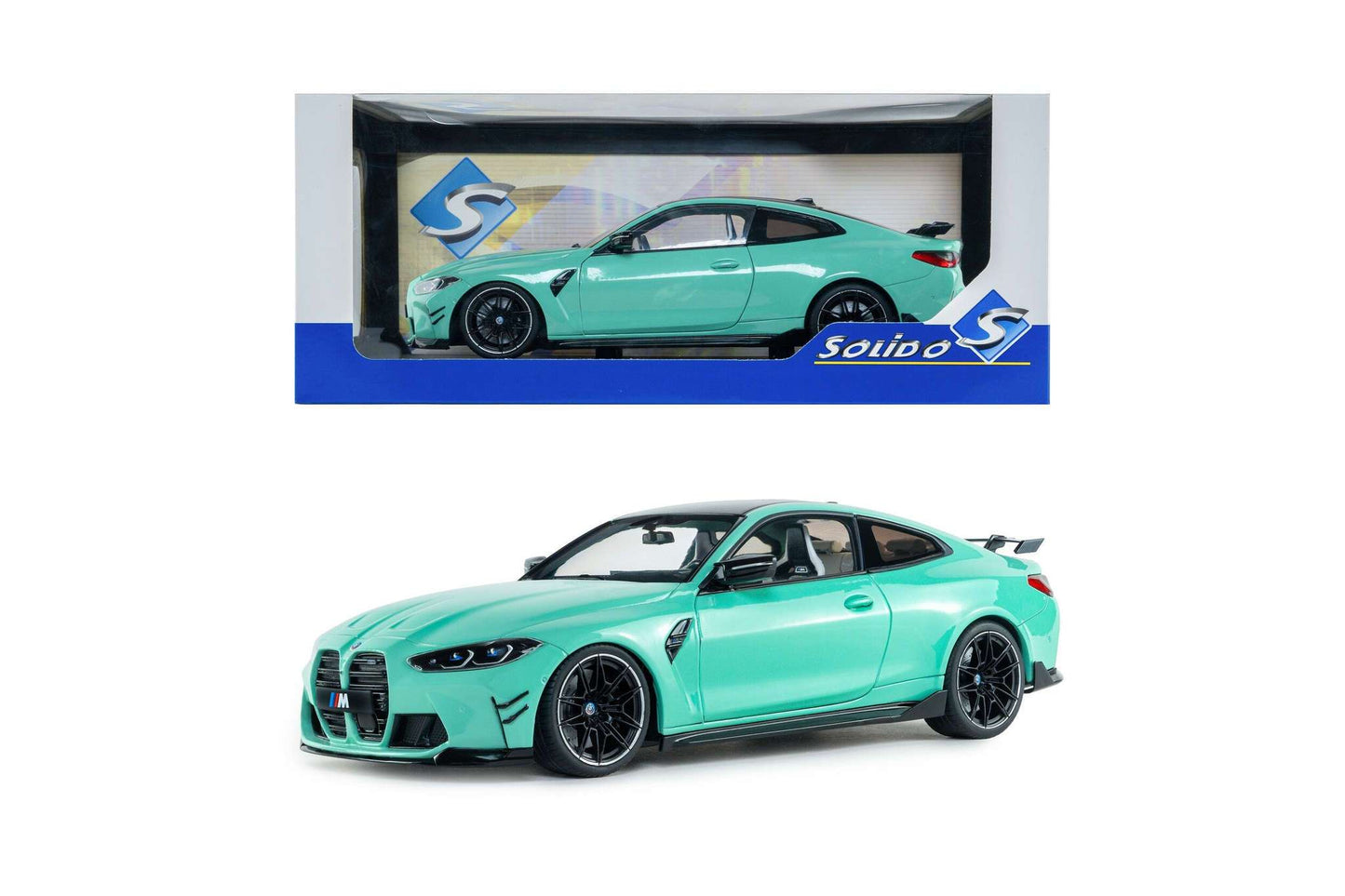 Solido 2025 BMW M4 M-Performance Pack G82 Mint Green 1:18 STM Diecast Default Title Default Title-