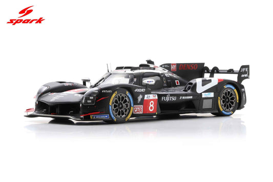 Spark Model Toyota GR010 Hybrid LMDh Team Toyota Gazoo Racing #8 WEC 24hrs Le Mans 2025 Black 1:18 WITH DISPLAY Cartsfy Inc.